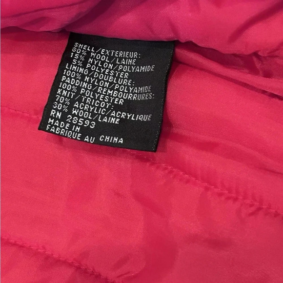 Vintage Members Only red wool Bomber jacket size 47L - Picture 8 of 10